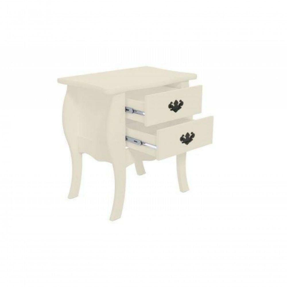 Mesa De Cabeceira Premier Off White - 3