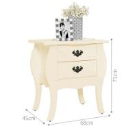 Mesa De Cabeceira Premier Off White - 1