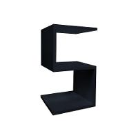 Mesa S Lateral de Apoio ou Mesa de Cabeceira Preto Laca - 5