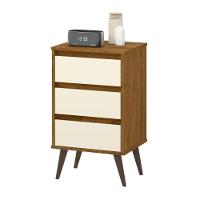 Mesa De Cabeceira Mundo Retrô Freijo Off White