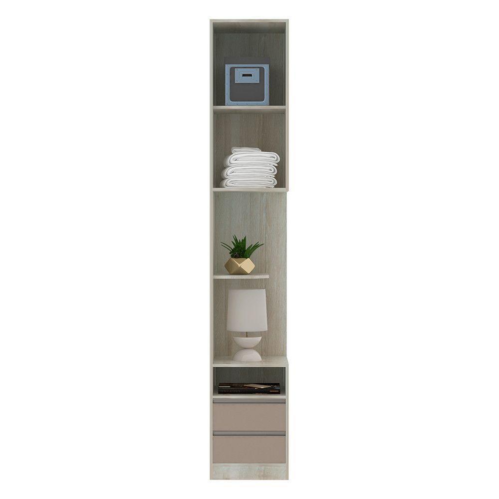 Mesa De Cabeceira Esquerdo Prime Plus Legno Crema C/ Connect - 3