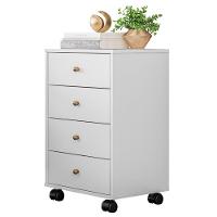 Mesa De Cabeceira 4 Gavetas Presence D02 Branco - 1