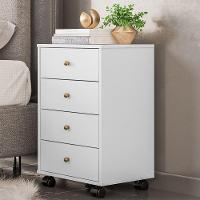 Mesa De Cabeceira 4 Gavetas Presence D02 Branco - 4