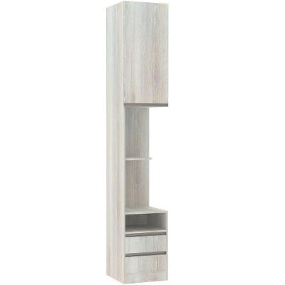 Mesa de Cabeceira Esquerdo 1 Porta 2 Gavetas Prime Plus Luciane Móveis