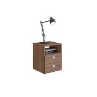 Mesa De Cabeceira Com 2 Gavetas E 1 Prateleira Tókio Montana - 1