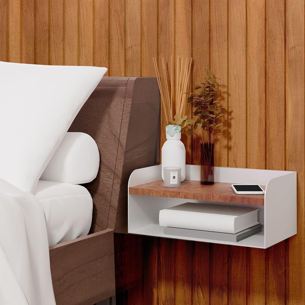 Kit 2 Apoios De Cabeceira Em Aço Linha Home Padrão Morphi Design 45 Branco - Cor: Branco - 6