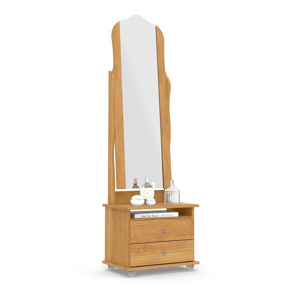 Mesa De Cabeceira Toucador Magic New 2 Gavetas Para Quarto - 5