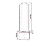 Mesa De Cabeceira Toucador Magic New 2 Gavetas Para Quarto
