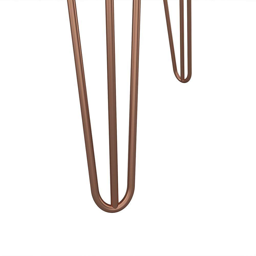 Conjunto Mesa De Cabeceira Bill Estilo Industrial 1 Gaveta - 3