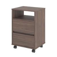 Mesa De Cabeceira Com Rodízios Nadi Freijo - 1