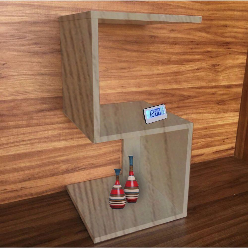 Mesa De Cabeceira Em S Madeirado Em Mdf - 4