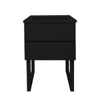 Mesa De Cabeceira Lateral De Apoio Penteadeira Preto Laca - 31