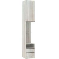 Mesa De Cabeceira Esquerdo 2 Gavetas Prime Plus Legno Crema - 1