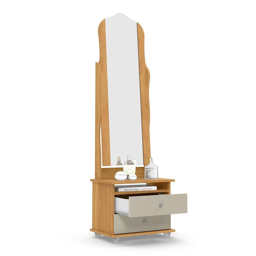 Mesa De Cabeceira Toucador Magic New 2 Gavetas Para Quarto - 4