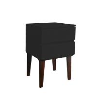 Mesa De Cabeceira Penteadeira Mesa Lateral De Apoio Preto Laca - 6