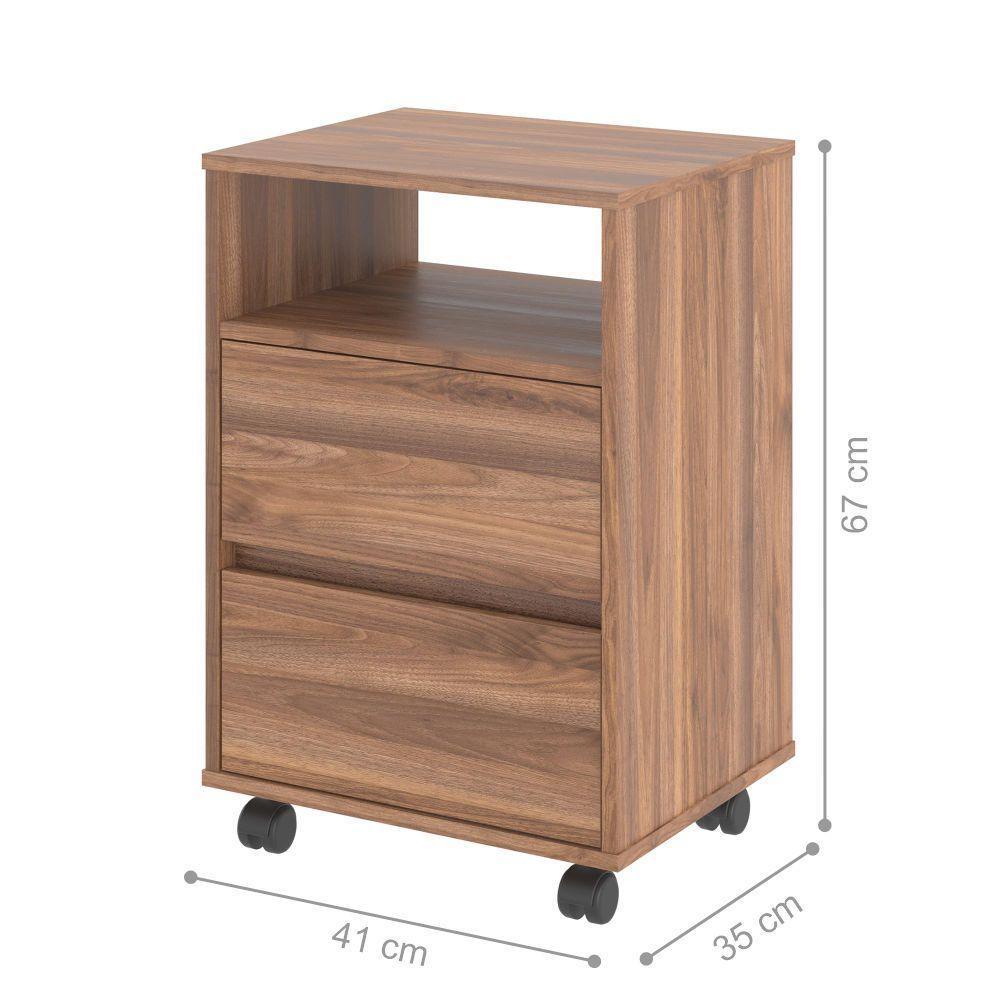 Mesa De Cabeceira Com Rodízios Nadi Noce - 2