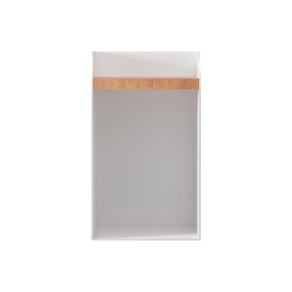 Mesa De Cabeceira Suspensa Branca Em Aço Linha Home Padrão Morphi Design 20Cm - Cor: Branco - 4