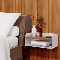 Apoio De Cabeceira Em Aço Linha Home Padrão Morphi Design 45 Branco - Cor: Branco - 2