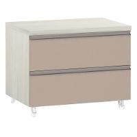 Mesa De Cabeceira Prime Plus 60 Cm Legno Crema Com Connect - 1