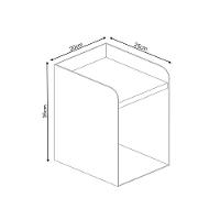 Apoio De Cabeceira Em Aço Linha Home Padrão Morphi Design 20 Preto - Cor: Preto - 3