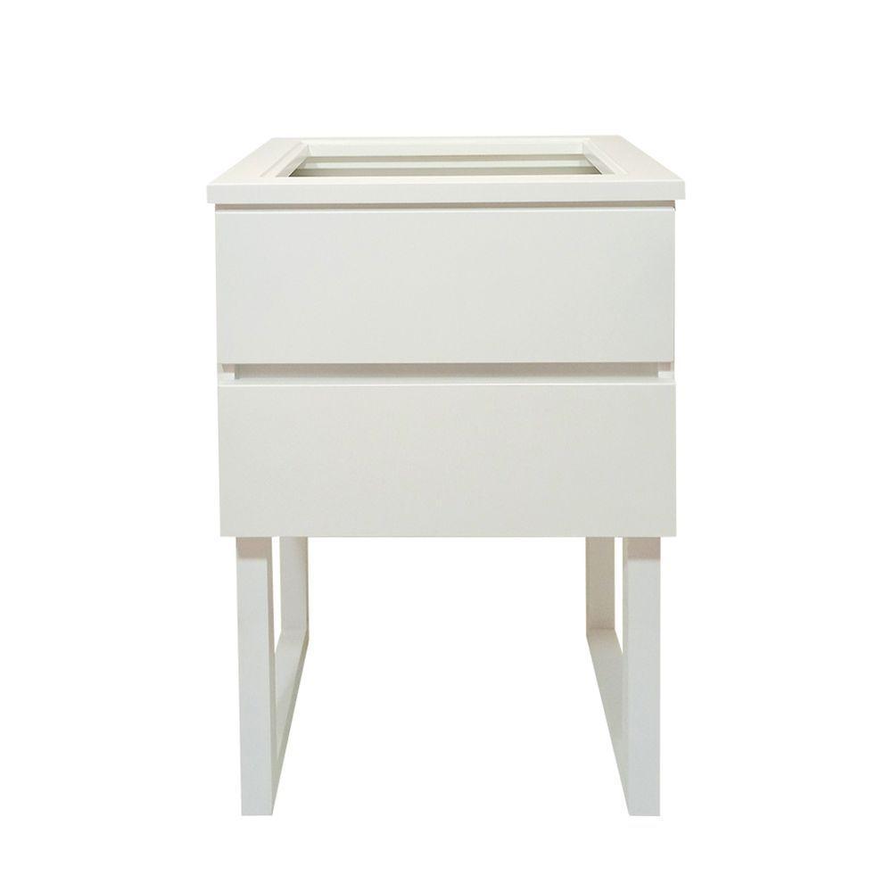 Mesa De Cabeceira Lateral De Apoio Penteadeira Branco Laca - 6