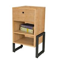 Mesa de Cabeceira Wolli 1 Gaveta Natural - 3