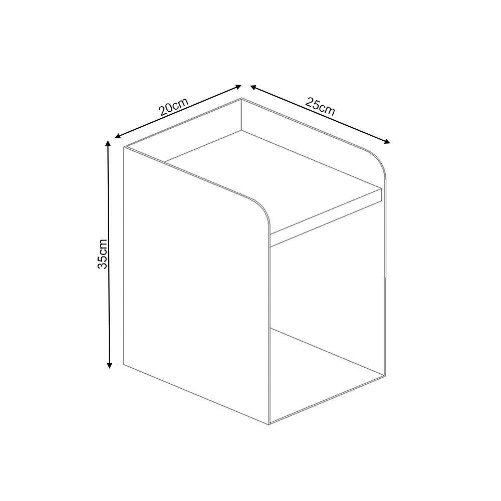 Kit 2 Apoios De Cabeceira Em Aço Linha Home Padrão Morphi Design 20 Branco - Cor: Branco - 3