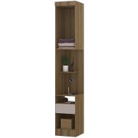 Módulo Mesa De Cabeceira Eucamoveis Paris 1 Porta 1 Gaveta Avela/cinammon