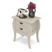 Mesa De Cabeceira Bombê Premier Classico Luxo Versatil