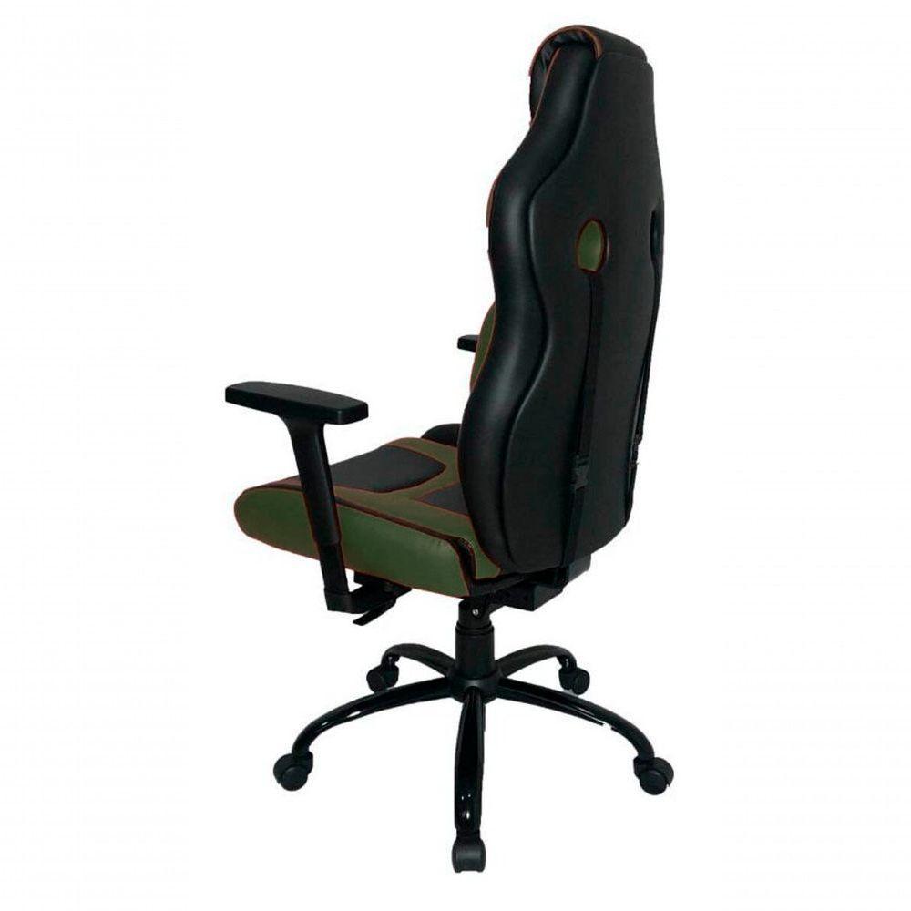 Cadeira Gamer Com Almofada Linha Gamer Racing Verde - 5