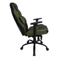 Cadeira Gamer Com Almofada Linha Gamer Racing Verde - 11