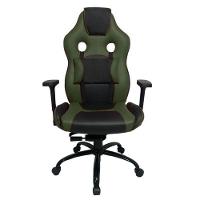 Cadeira Gamer Com Almofada Linha Gamer Racing Verde - 15