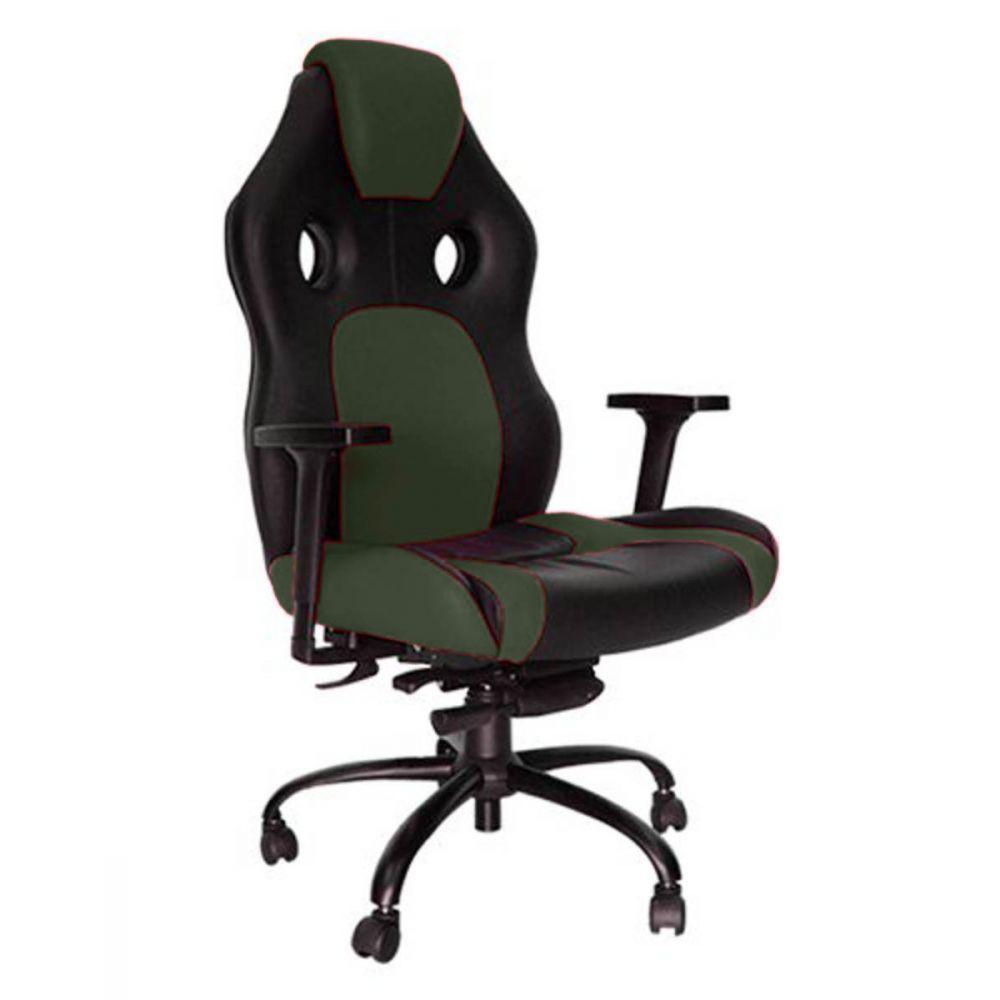 Cadeira Gamer Para Escritório Linha Gamer Racing Verde - 1