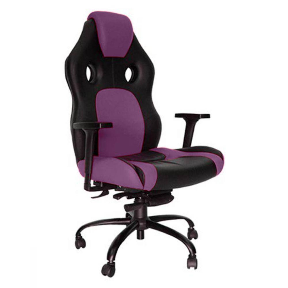 Cadeira Gamer Para Escritório Linha Gamer Racing Cor Roxo - 2