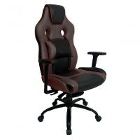 Cadeira Gamer Com Almofada Linha Gamer Racing Marrom - 1