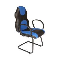 Cadeira Gamer Base Fixa Com Braço Gamer Racing Azul - 2