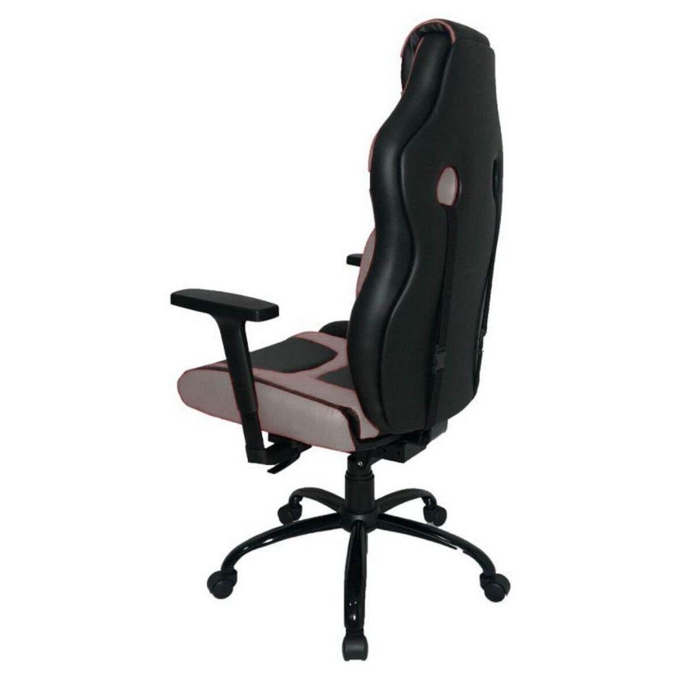 Cadeira Gamer Com Almofada Linha Gamer Racing Cinza - 4