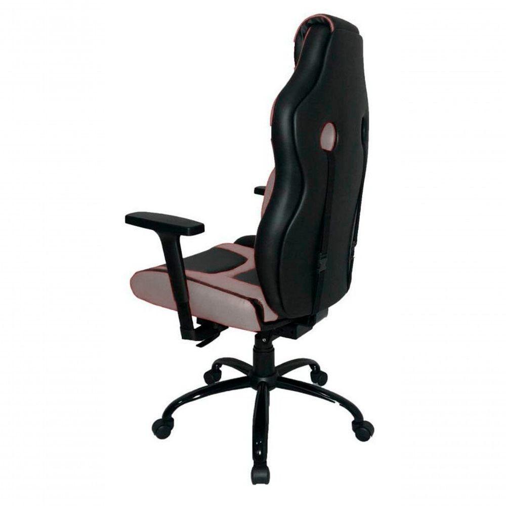 Cadeira Gamer Com Almofada Linha Gamer Racing Cinza - 5