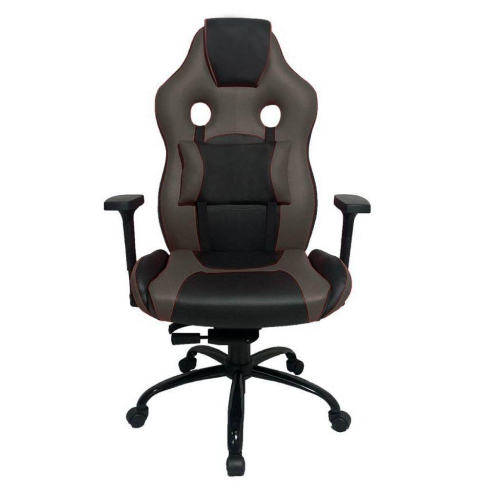 Cadeira Gamer Com Almofada Linha Gamer Racing Marrom - 2