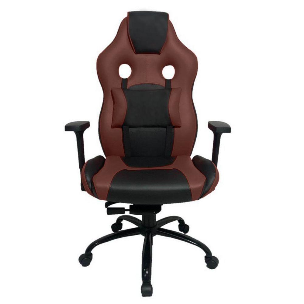 Cadeira Gamer Com Almofada Linha Gamer Racing Vermelho - 10