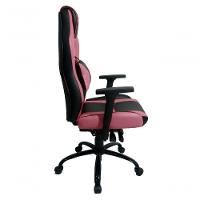 Cadeira Gamer Com Almofada Linha Gamer Racing Rosa - 14