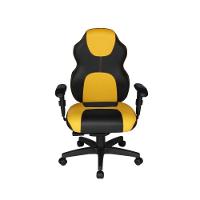 Cadeira Gamer Base Giratória Com Braço Gamer Racing Amarelo