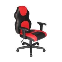 Cadeira Gamer Base Com Braço Gamer Racing Vermelho - 2