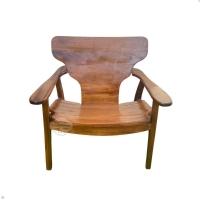 Cadeira Poeta Poltrona Madeira De Demolição Sudeste Rústico - 3