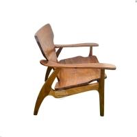 Cadeira Poeta Poltrona Madeira De Demolição Sudeste Rústico