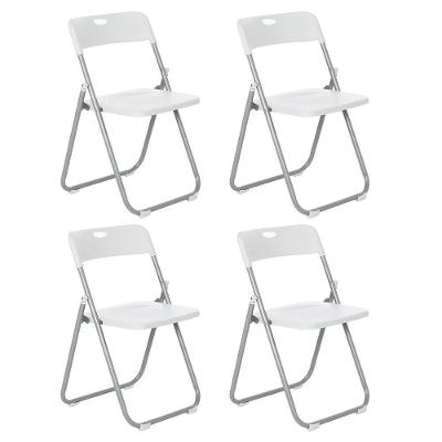 Kit 4 Cadeiras Dobravel Fort Bar Restaurante Lanchonete Eventos Branco