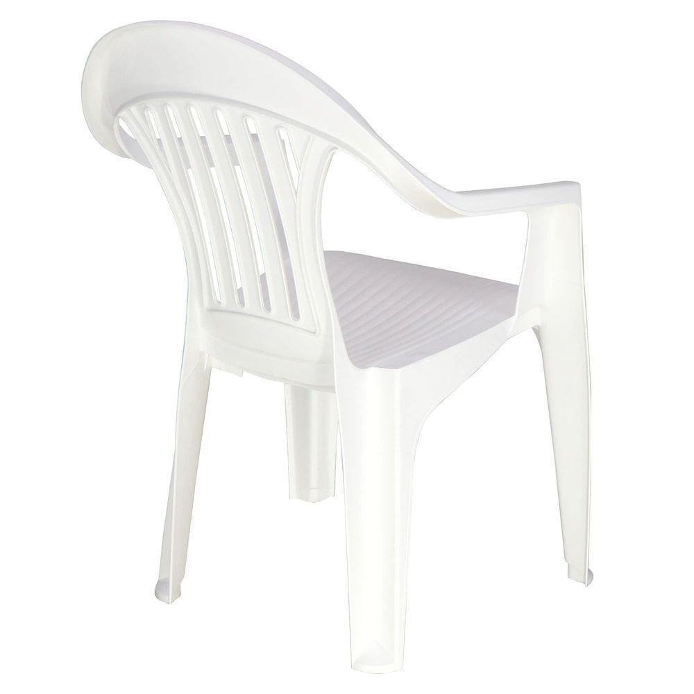 Cadeira Trmontina Imbé Branca Com Braços Em Polipropileno Tramontina - 8