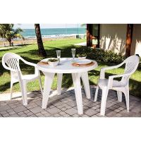 Cadeira Trmontina Imbé Branca Com Braços Em Polipropileno Tramontina - 2