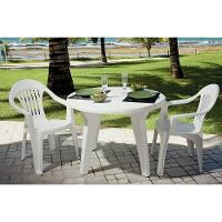 Cadeira Trmontina Imbé Branca Com Braços Em Polipropileno Tramontina - 3