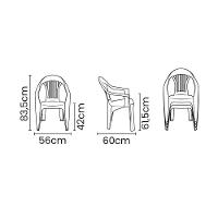 Cadeira Trmontina Imbé Branca Com Braços Em Polipropileno Tramontina